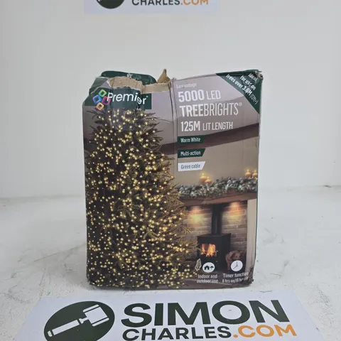 PREMIER 5000 LED TREEBRIGHTS 125M LIT LENGTH BOXED WARM WHITE