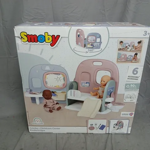 BOXED SMOBY CHILDCARE CENTRE SET