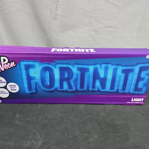 FORTNITE LED NEON LIGHT – USB-POWERED WALL-MOUNTABLE SIGN (BOXED)