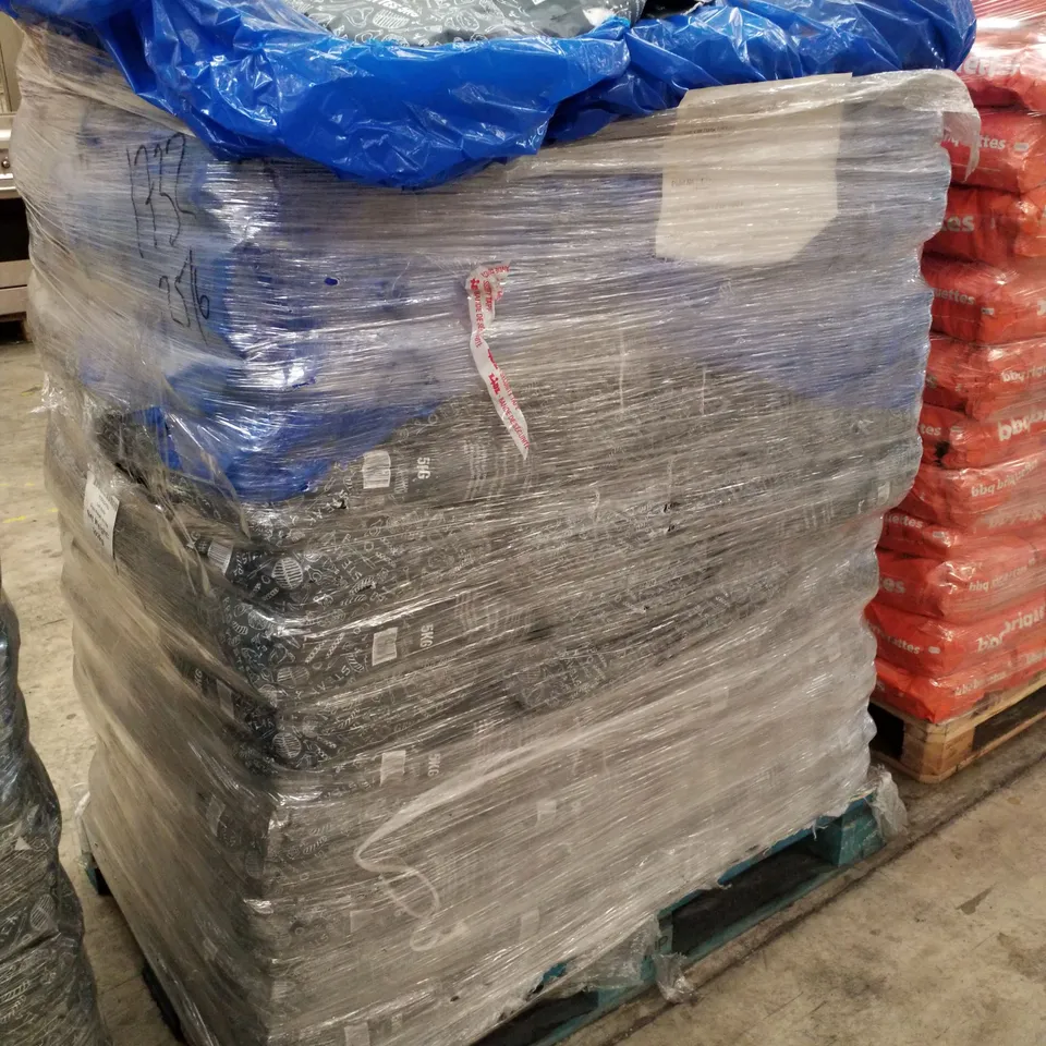 PALLET CONTAINING APPROXIMATELY 104 BAGS OF BARBECUE BRIQUETTES 
