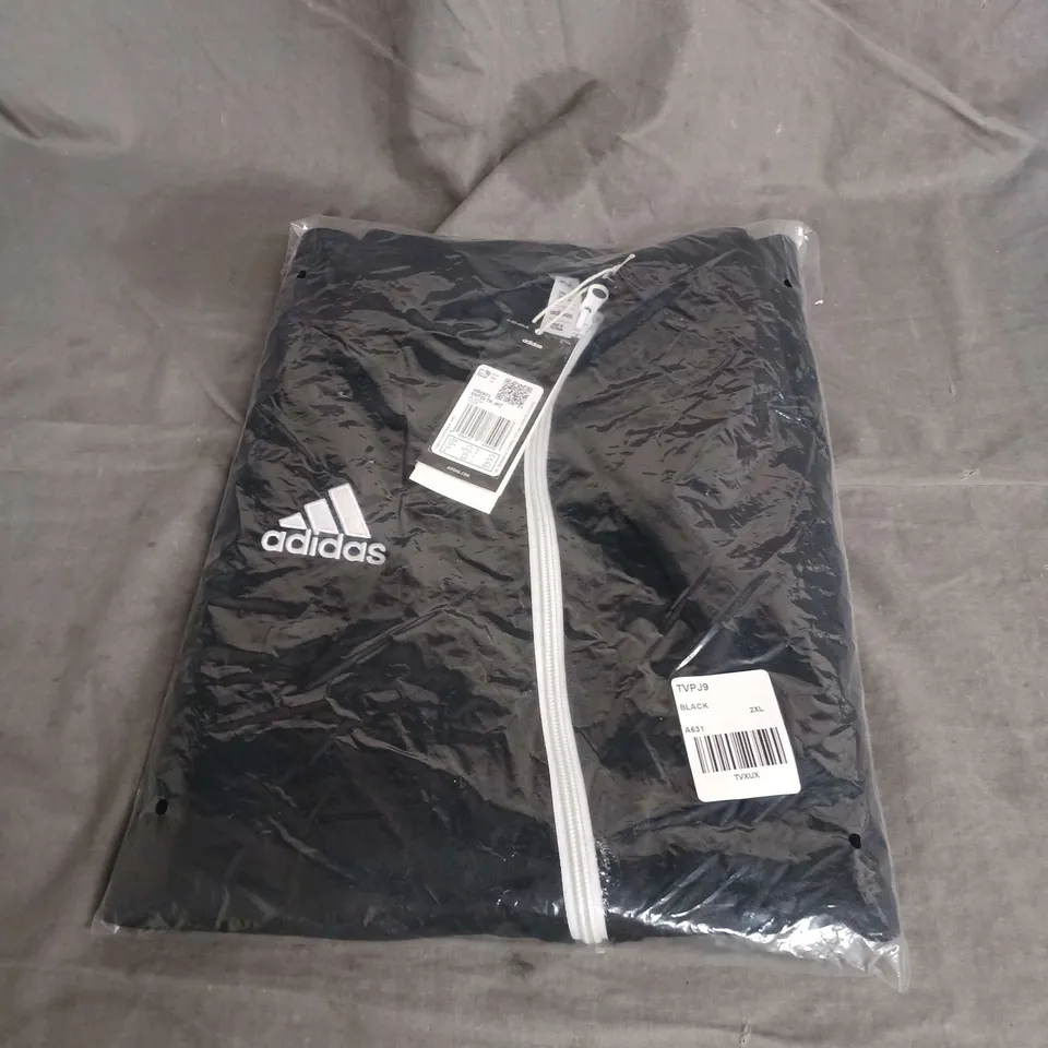 BAGGED ADIDAS ENTRADA 22 TRACK JACKET IN BLACK SIZE 2XL