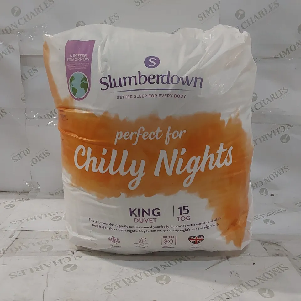BAGGED SLUMBERDOWN 15 TOG KING DUVET