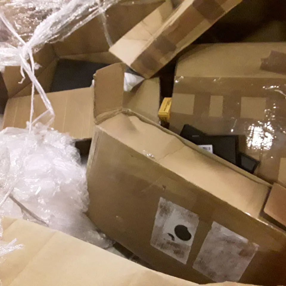 PALLET OF ASSORTED PRODUCTS INCLUDING STOREMIC TOILET SEAT, DUPRAY STEAM CLEANER, FLIGHT KNIGHT SUITCASE, ECOHEATER, LED BULBS  