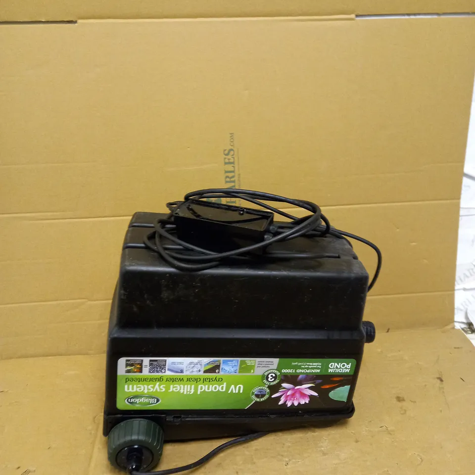 BLAGDON 9W MINI-POND BOX FILTER 12000 LITRE MODEL