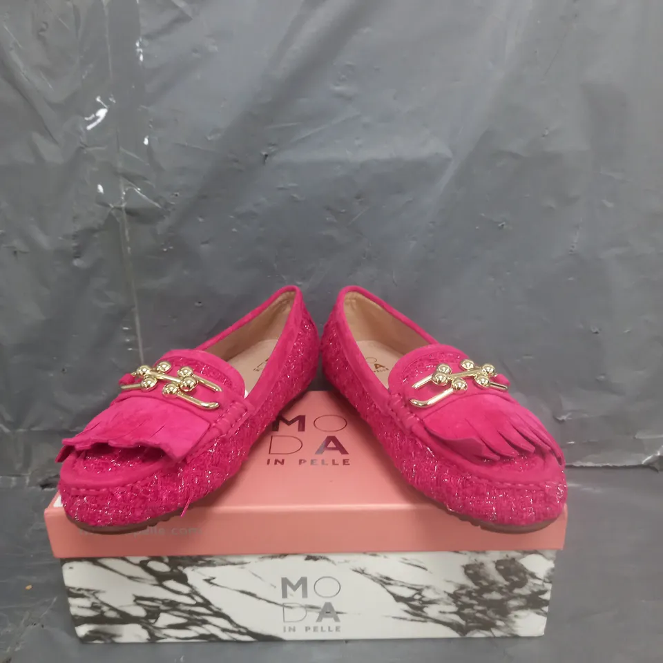 MODA IN PELLE FRANCESCA LOAFERS PINK SIZE 3