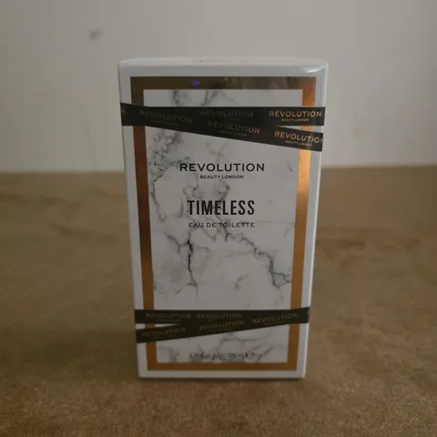 BOXED AND SEALED REVOLUTION BEAUTY LONDON TIMELESS EAU DE TOILETTE 100ML