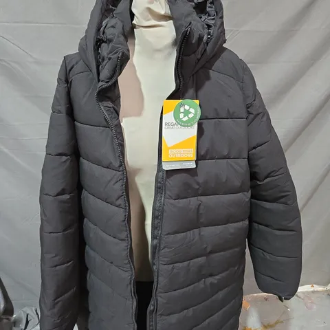 REGATTA LONG PADDED JACKET WITH HOOD- UK 16