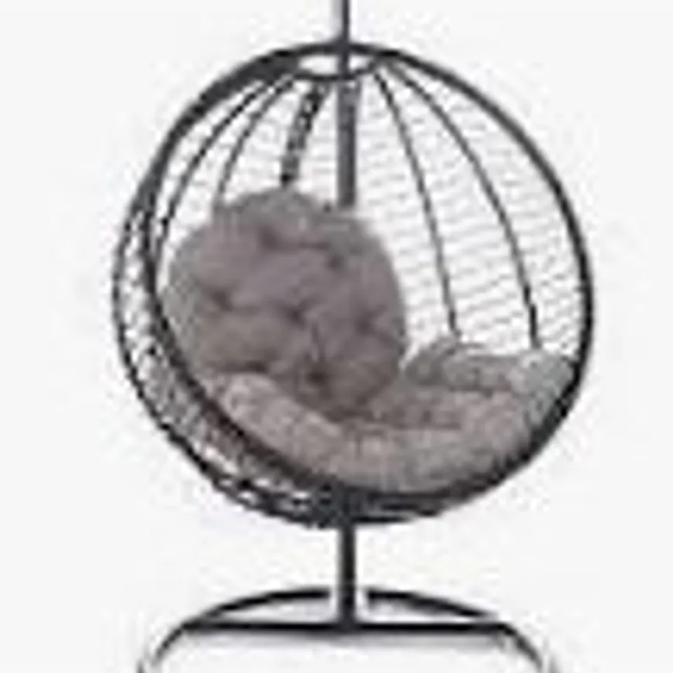 BOXED INNOVATORS ROUND IBIZA HANGING CHAIR, TAUPE