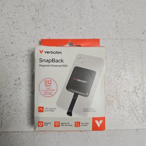 VERBATIM SNAPBACK MAGNETIC EXTERNAL SSD 512GB
