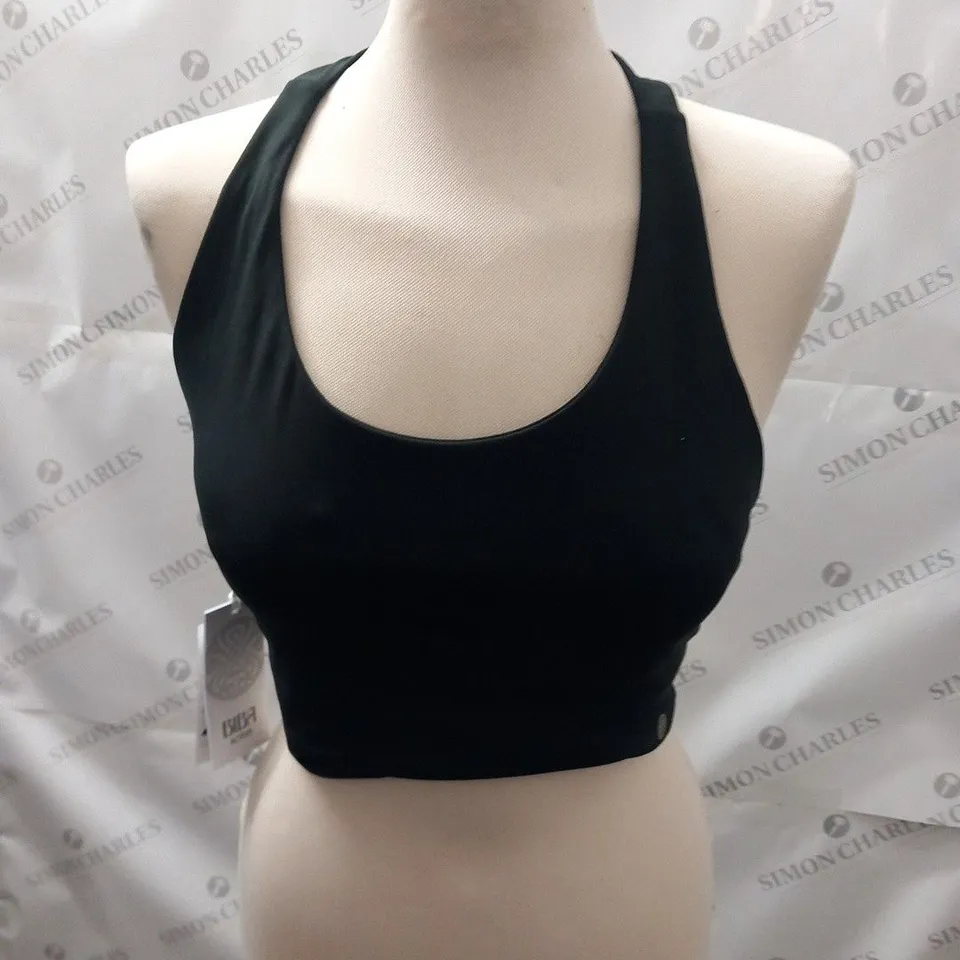 BIBA ACTIVE L LINE BRA BLACK SIZE 14(L)