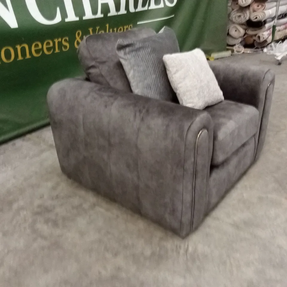 AMARA ARMCHAIR - CHARCOAL RRP £749