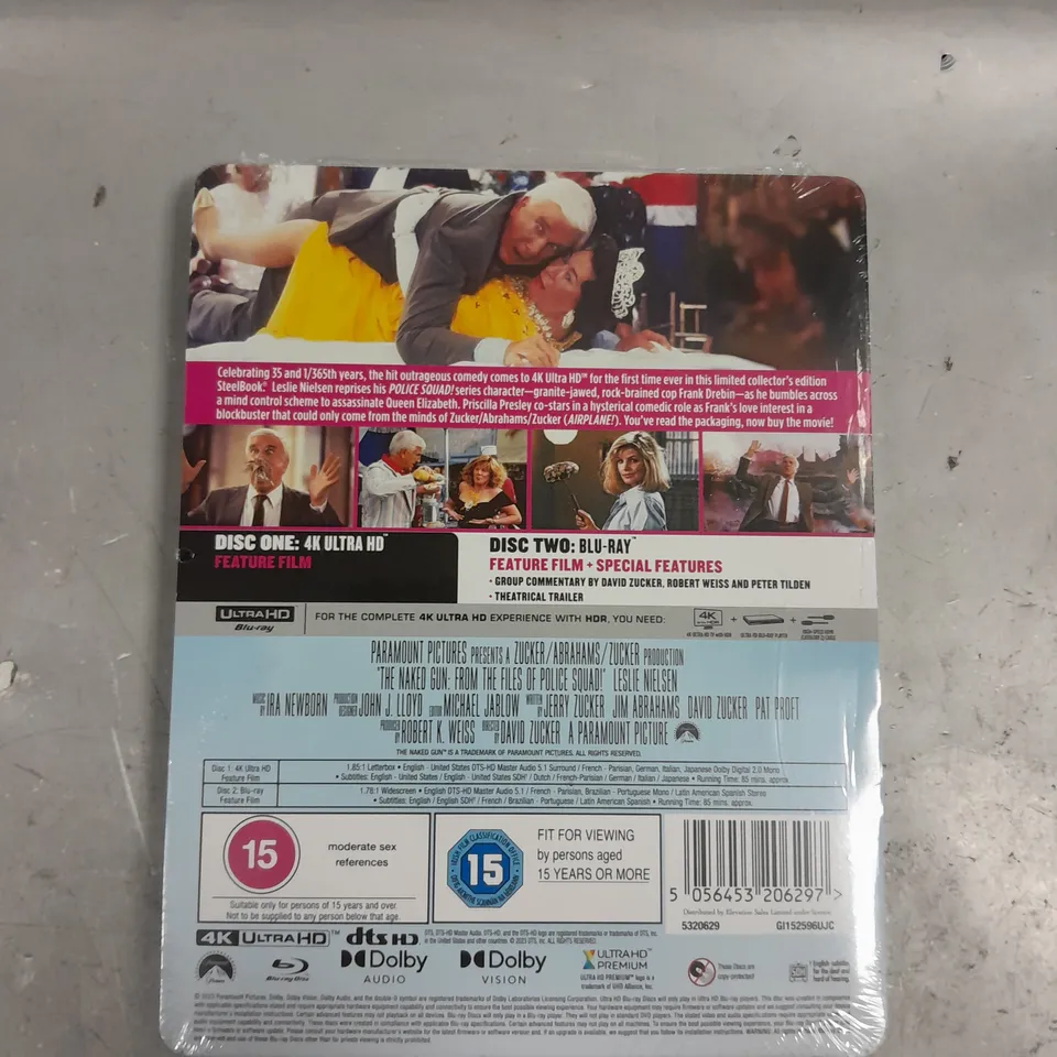 SEALED THE NAKED GUN 35TH ANNIVERSARY LIMITED EDITION BLU-RAY 