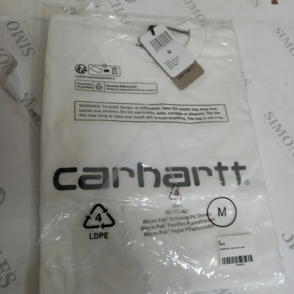 CARHARTT WHITE TSHIRT - SIZE MEDIUM