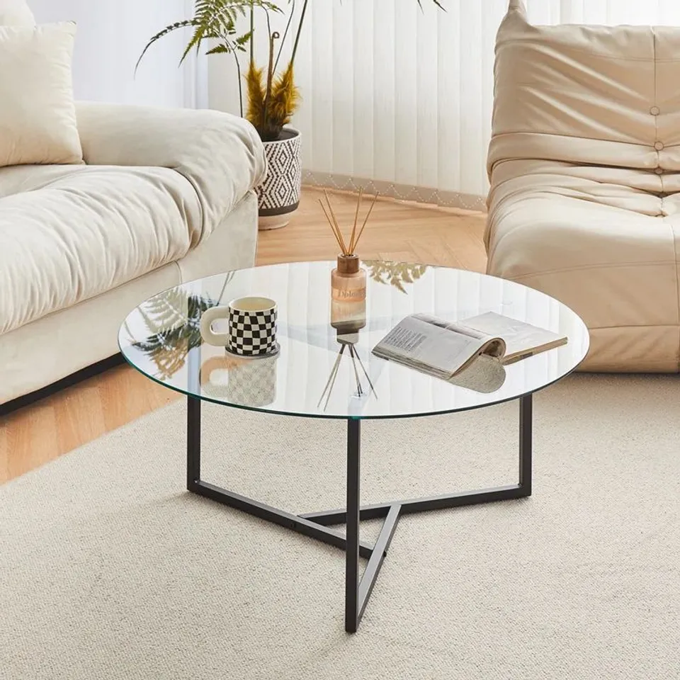 BOXED BRANDEY FRAME COFFEE TABLE (1 BOX)