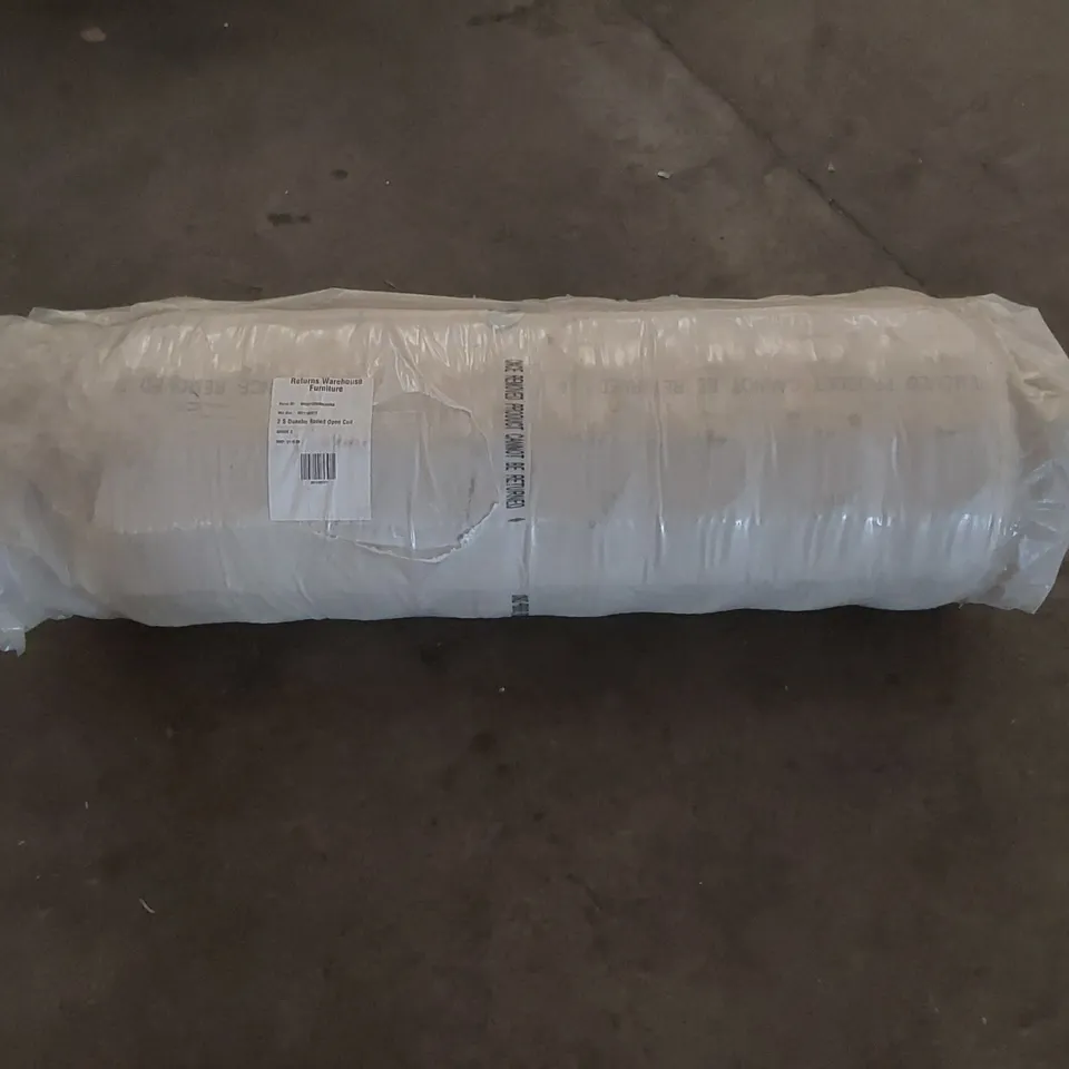 QUALITY BAGGED AND ROLLED OPEN COIL 3' SINGLE MATTRESS