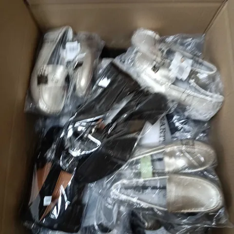 LARGE QUANTITY OF ASSORTED SHOES IN VARIOUS COLOURS, STYLES AND SIZES