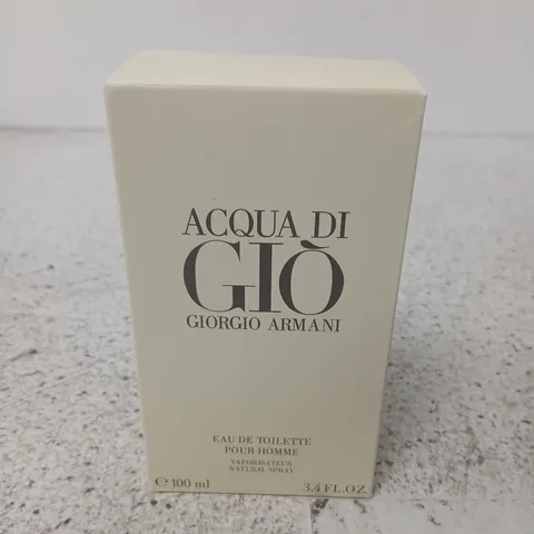 BOXED GIORGIO ARMANI ACQUA DI GIO EAU DE TOILETTE 100ML
