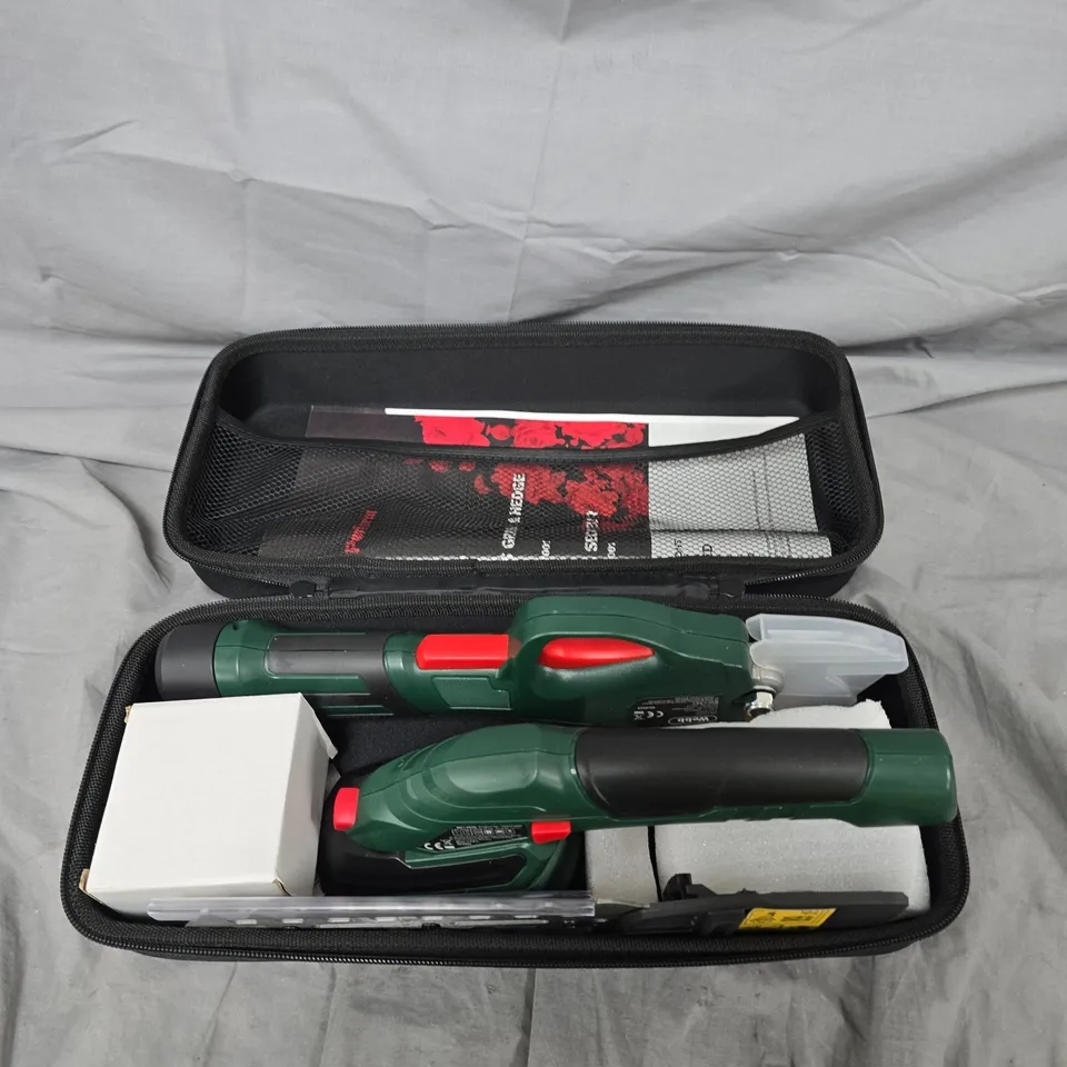 BOXED WEBB PRUNER & SHEAR SET WITH STORAGE BOX