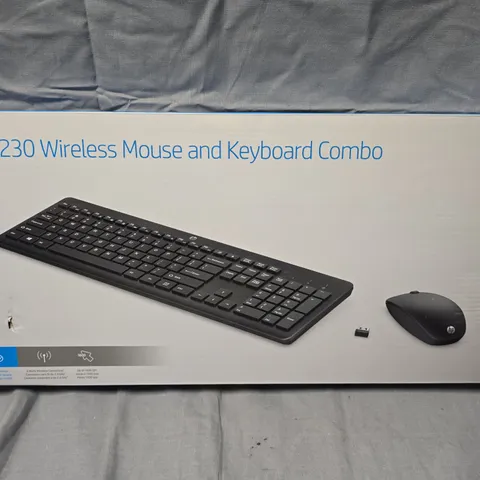 APPROXIMATELY 10 BOXED HP 230 WIRELESS MOUSE & KEYBOARD COMBO SETS
