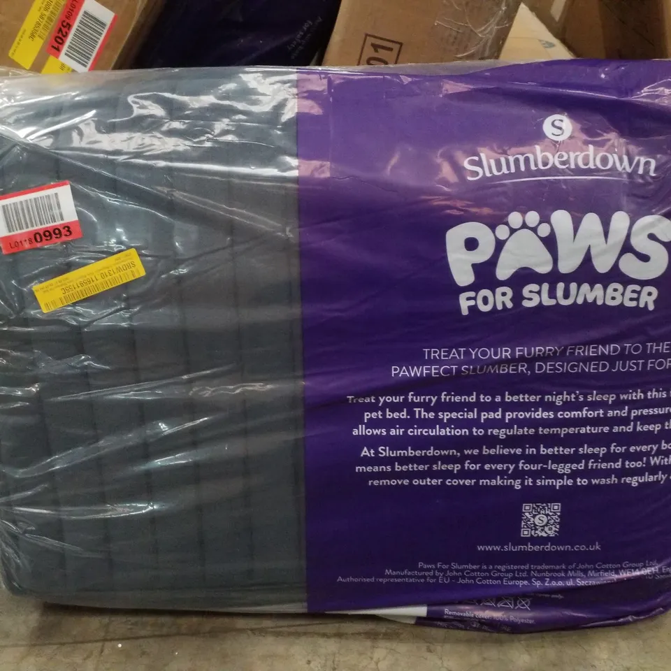 SLUMBERDOWN ORTHOPEDIC FIRM SUPPORT CRATE MATTRESS PET BED