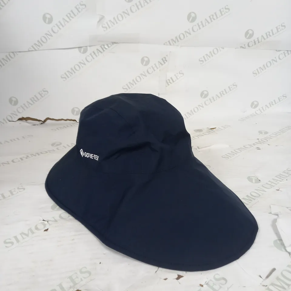 GREEN GALVIN GORE-TEX WATERPROOF DRAWSTRING HAT IN NAVY SIZE 60/XL