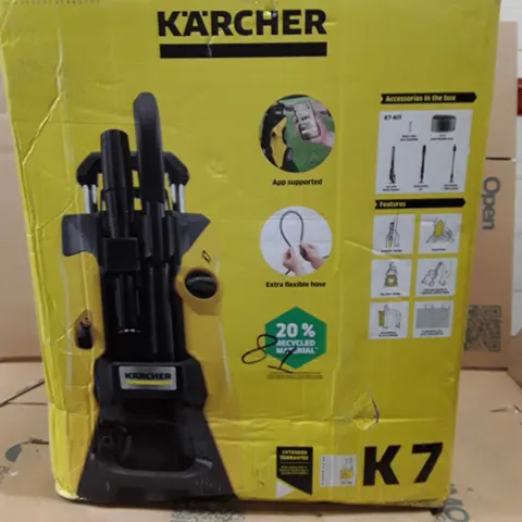 BOXED KΓRCHER K 7 WCM FLEX ECO!BOOSTER PRESSURE WASHER - YELLOW