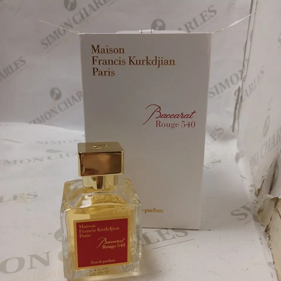 MAISON FRANCIS KURKDJIAN PARIS BACCARAT ROUGE 540 EAU DE PARFUM 70 ML