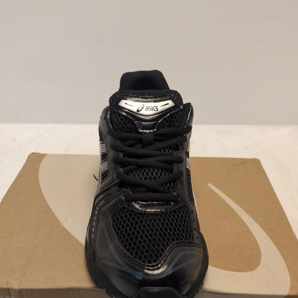 BOXED PAIR OF ASICS GEL-KAYANO 14 MEN'S RUNNING SHOES – BLACK, UK 9 