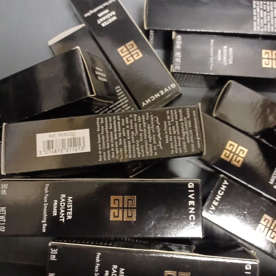 APPROXIMATELY 15 X 30ML GIVENCHY MISTER RADIANT PRIMER   