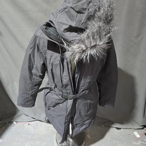 THE NORTH FACE WOMEN'S PARKA COAT WITH FUR TRIM HOOD - LARGE