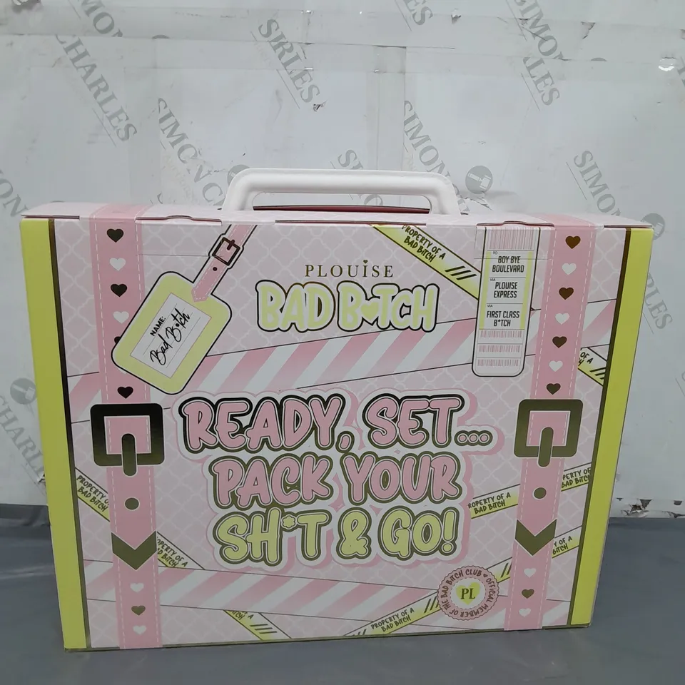 PLOUISE BOXED YELLOW SUITCASE  