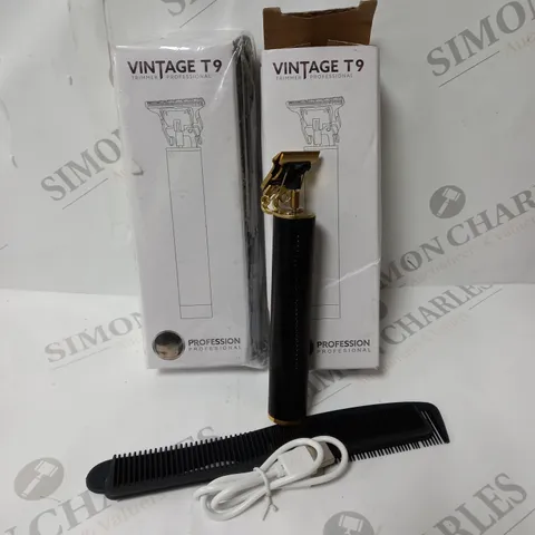2 X BOXED VINTAGE T9 HAIR TRIMMER