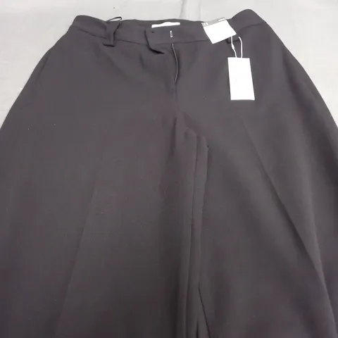 M&S WIDE HIGH RISE LONG TROUSERS - SIZE 12