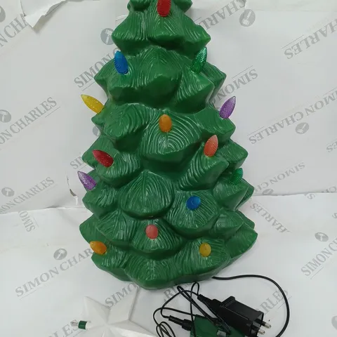 BOXED MR CHRISTMAS INDOOR OUTDOOR MOLDED CHRISTMAS TREE