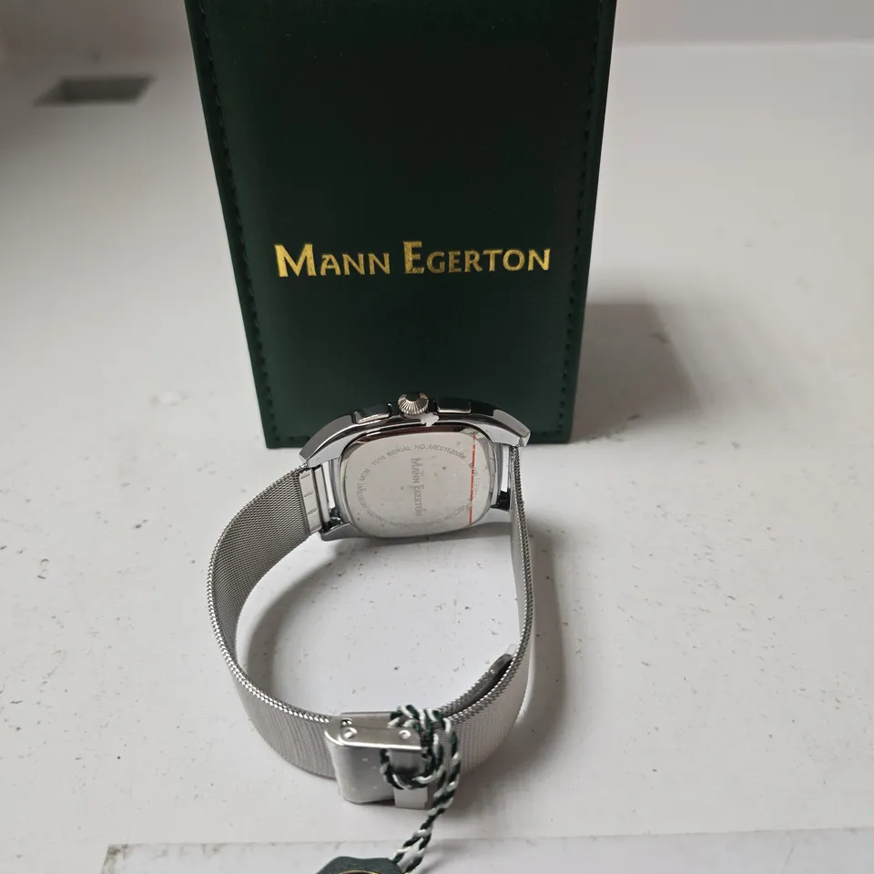 MANN EGERTON VECTOR STEEL BLACK WATCH