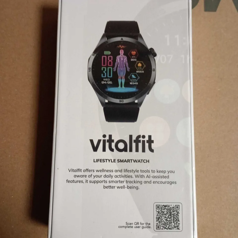 SEALED VITALFIT LIFESTYLE SMARTWATCH BOXED 