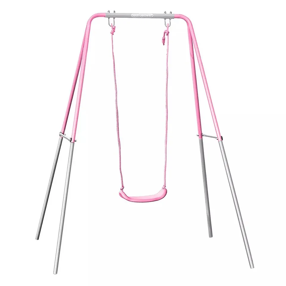 BOXED SPORTSPOWER SINGLE SWING IN PINK COLOUR RRP £39.99