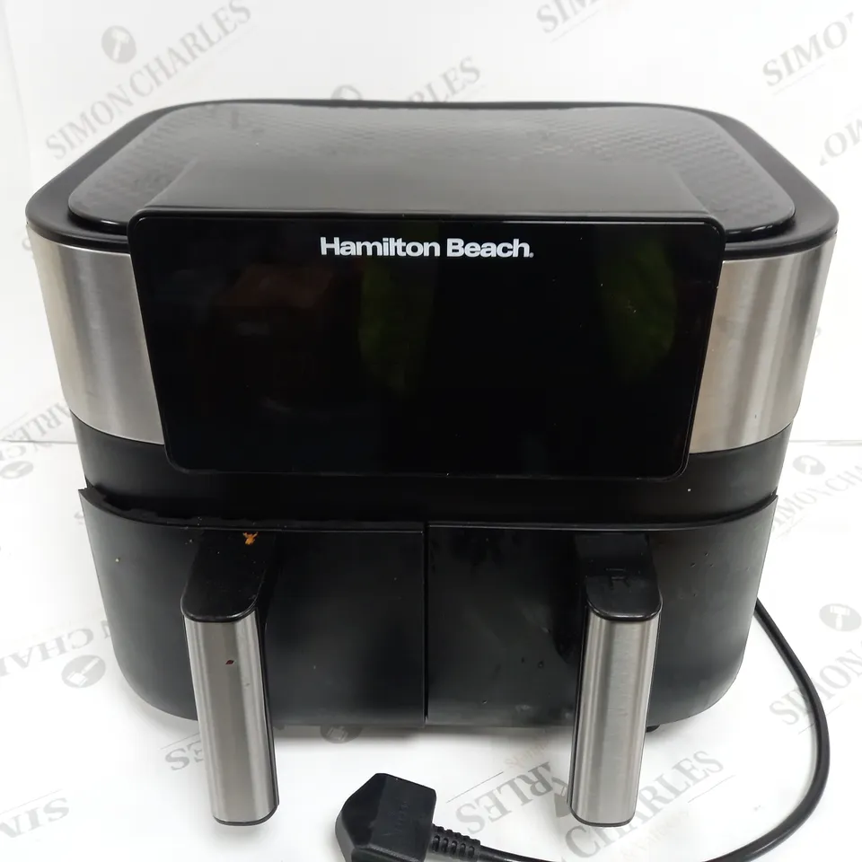 BOXED HAMILTON BEACH HEALTHY COOK DUAL AIR FRYER