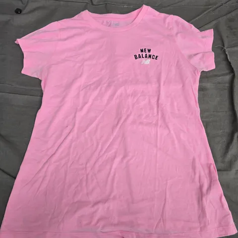 NEW BALANCE PINK T-SHIRT – WOMEN'S, SIZE L