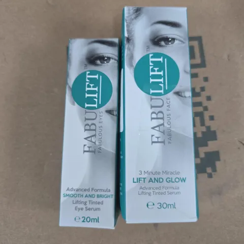 FABULIFT 3 MINUTE MIRACLE LIFT AND GLOW EYE SERUM SET – 2 X EYE SERUM (20 ML & 30 ML)