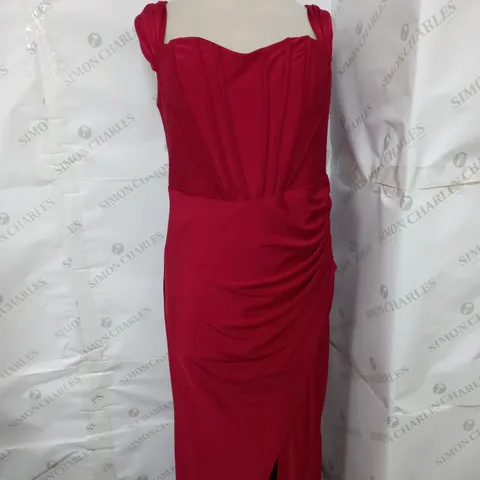 FAERIESTY RED LONG DRESS - LARGE 