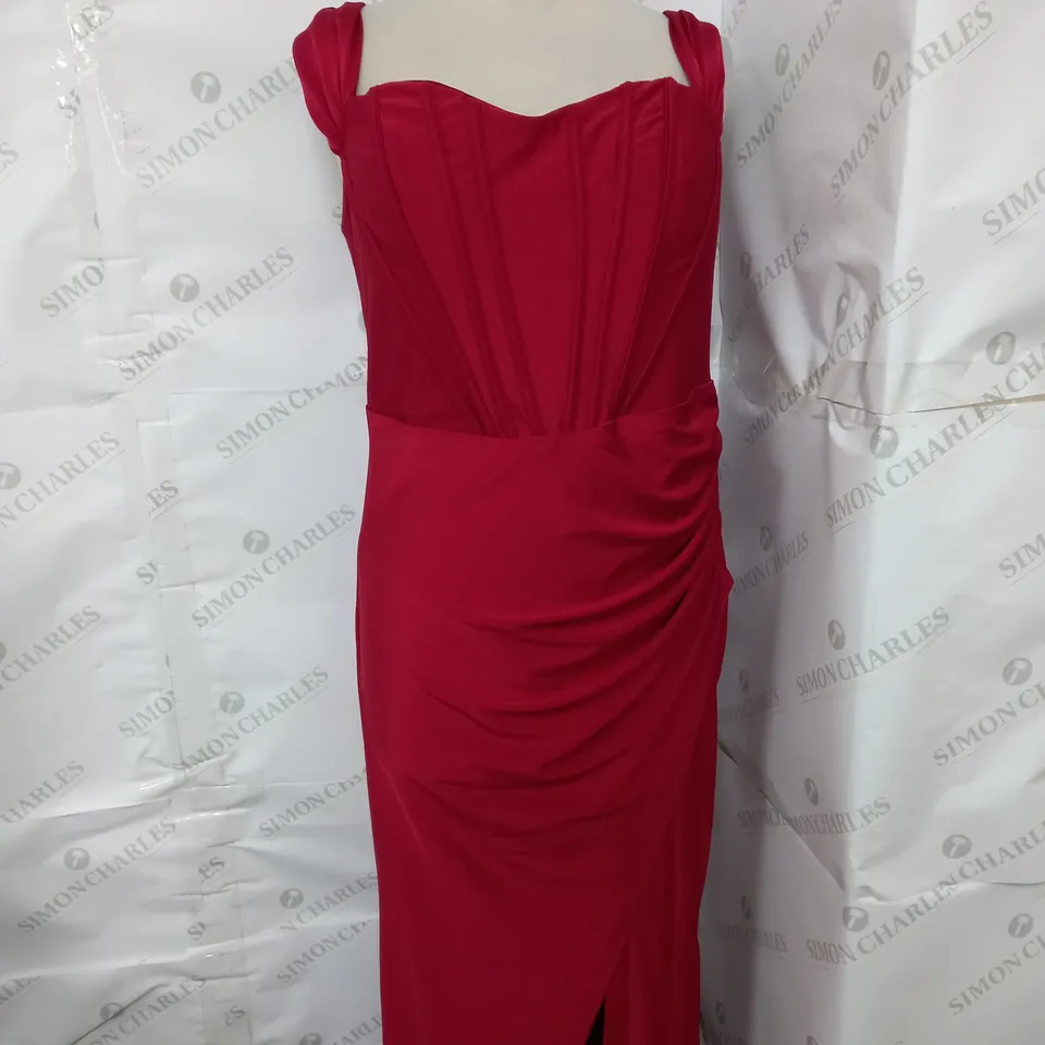 FAERIESTY RED LONG DRESS - LARGE 