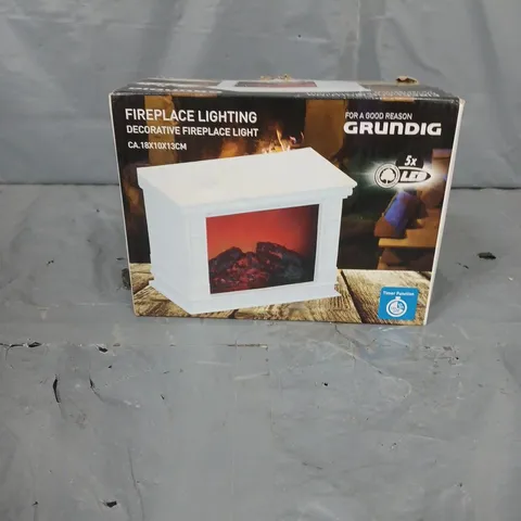BOXED FIREPLACE LIGHTING DECORATIVE LIGHT 