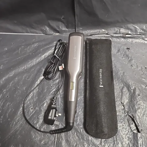 REMINGTON HAIR STRAIGHTENER WITH COVER IN BLACK