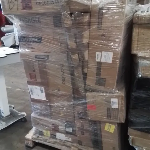 PALLET OF ASSORTED HOUSEHOLD GOODS AND PRODUCTS TO INCLUDE;CAT TREE,END TABLE,CORNER SHELF 