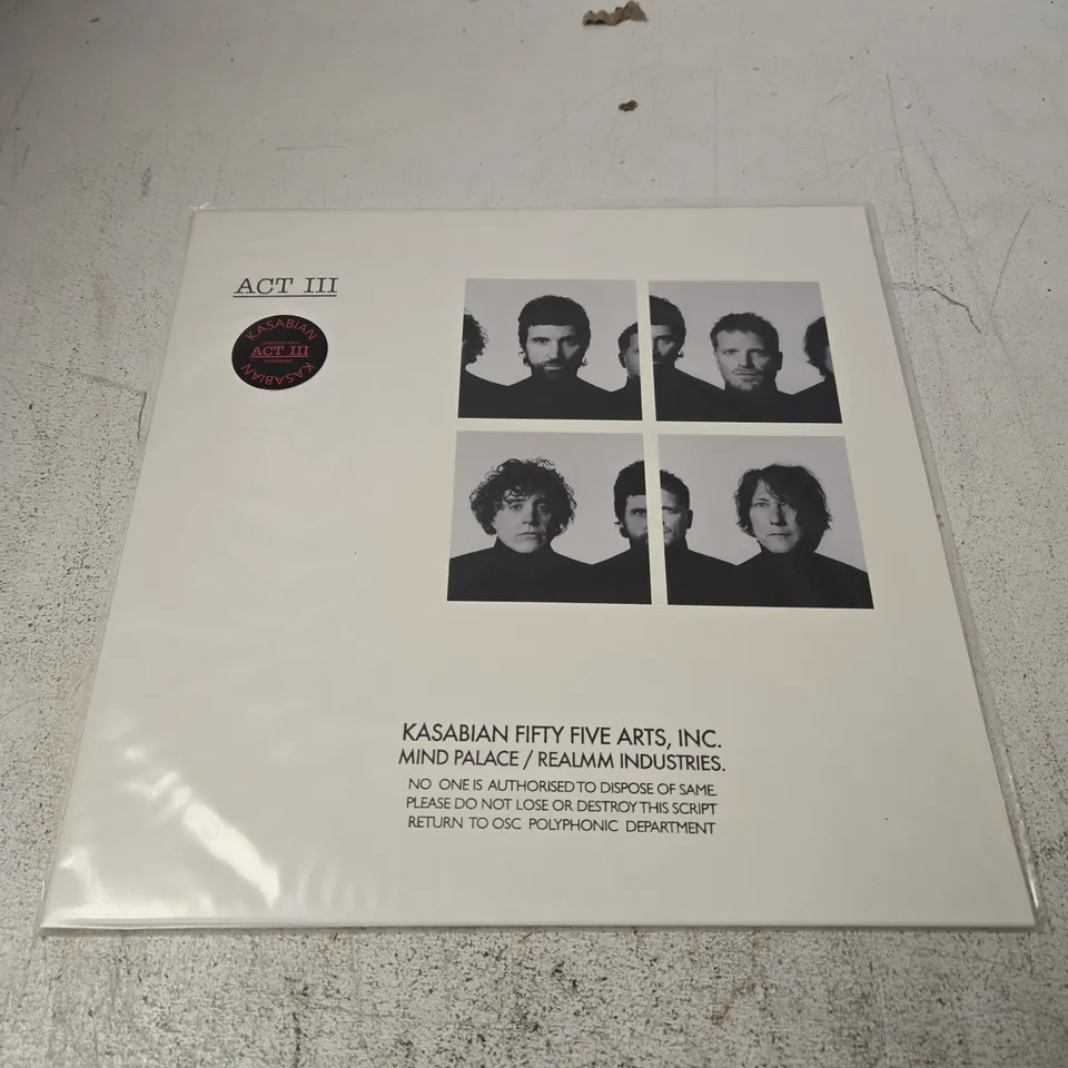 KASABIAN ACT III VINYL