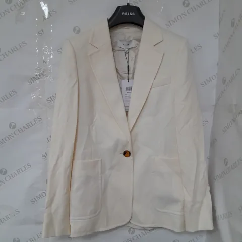 REIS EMBER BLAZER IN CREAM SIZE 8