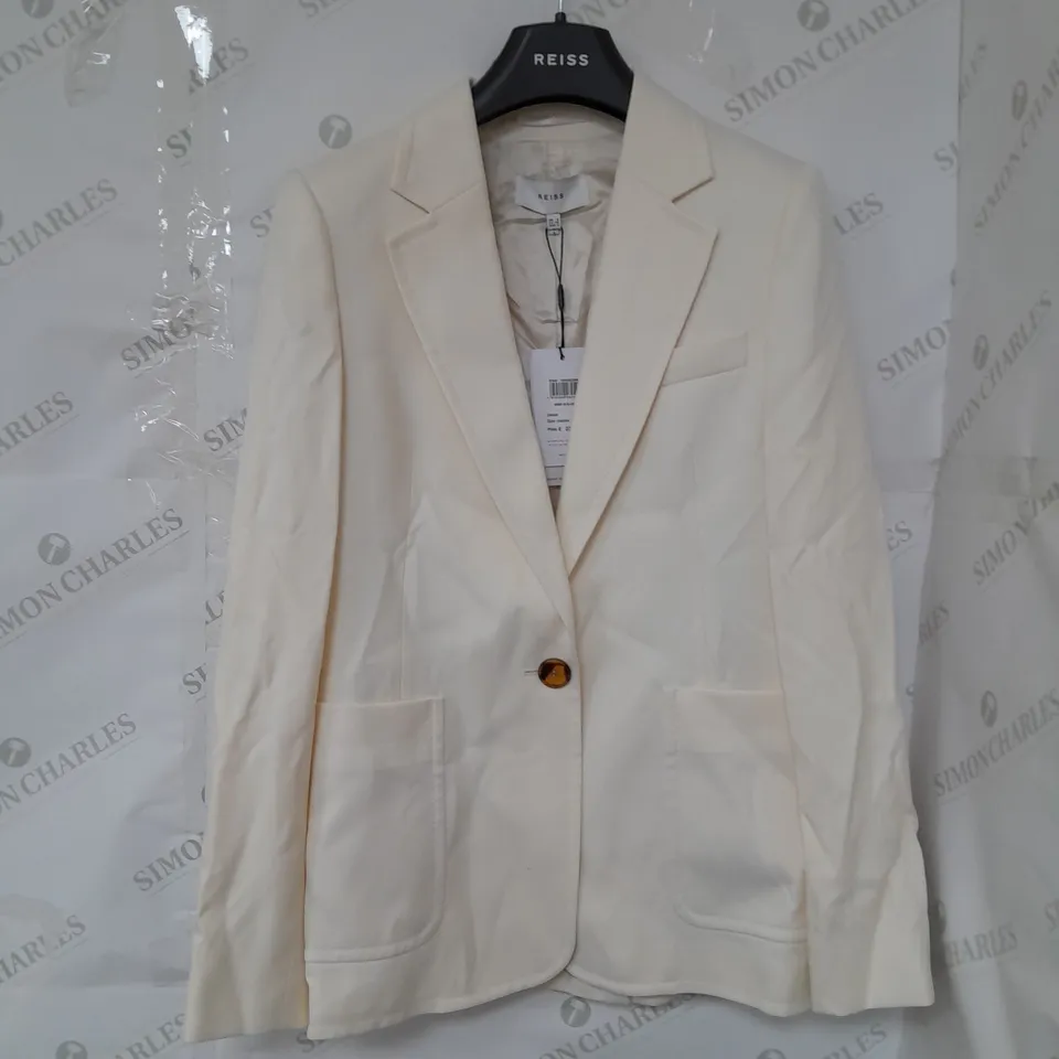 REIS EMBER BLAZER IN CREAM SIZE 8
