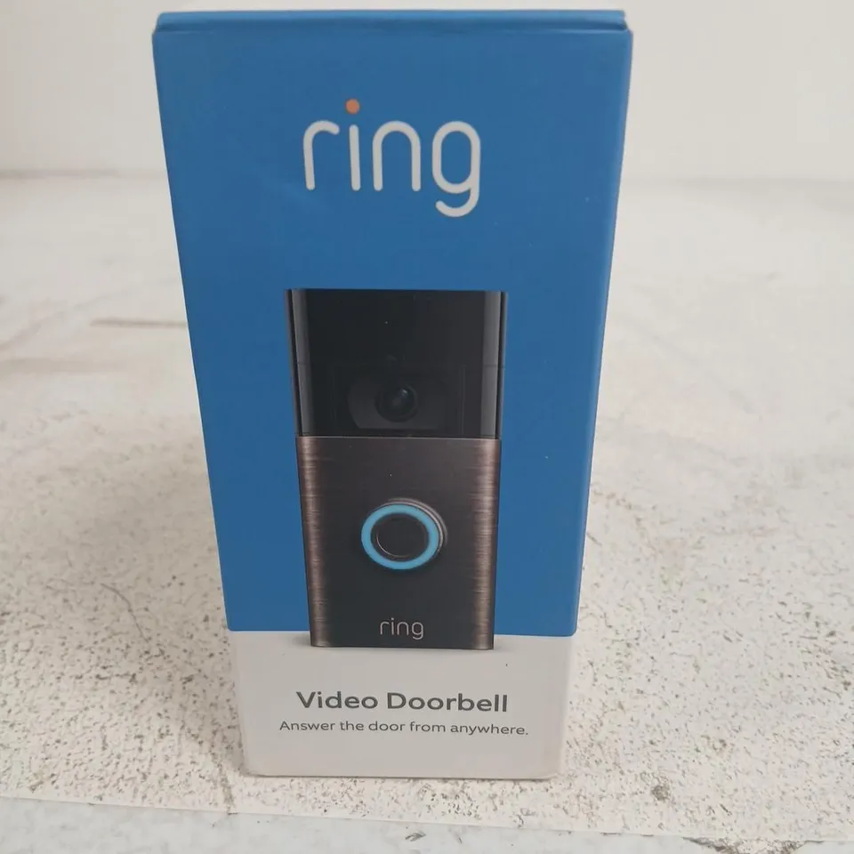 RING VIDEO DOORBELL – BOXED