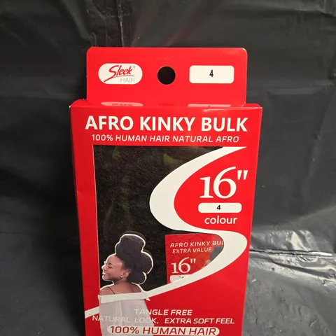 SLEEK HAIR AFRO KINKY BULK HAIR PIECE - SHADE 4 - 16"